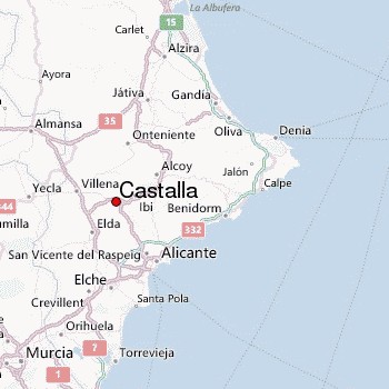 Castalla (Provincia de Alicante, Communauté Valencienne, Espagne)
